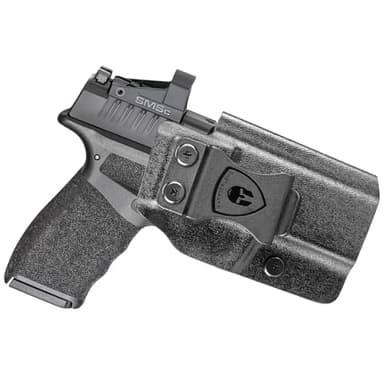 WARRORLAND IWB Kydex Holster Optics Cut: Springfield Armory Hellcat Pro Pistol, Inside Waistband Appendix Carry Holster, Adj. Retention & Cant, Right Hand
