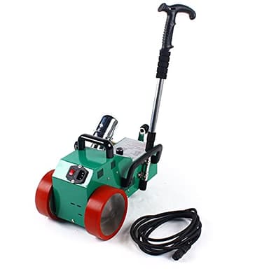 JDINAAS 1800W Automatic Plastic Welder Machine, 110V Hot Air Plastic Welder Automatic PVC Banner Welding Machine for Welding Advertising Banner Splicing Speed 2.62-26.25Ft/Min 15.35 x 9.06 x 8.66 Inch