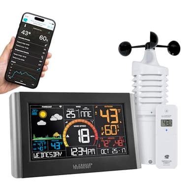 La Crosse Technology Wireless Wi-Fi Digital Weather and Wind Station (V21-WTH)
