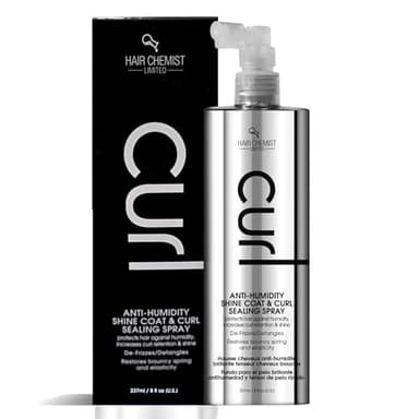 Hair Chemist CURL Anti Humidity Shine Coat & Curl Sealing Spray 8 oz.