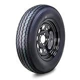 Free Country Trailer Tire Wheel Assembly ST205/75D15 6-Ply C 101M 5 Lug on 5" PCD Black Mod Rim
