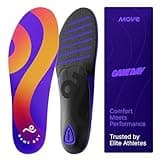 MOVE Game Day - All-Purpose Support Insoles - Plantar Fasciitis, Running, Shock Absorption, Flat Feet, Arch Support, Basketball, Active Lifestyle, Walking and Athletics (M 10-10.5 / WM 11.5-12)