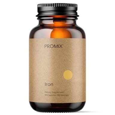 Promix Nutrition Heme Iron Supplement | Gut Friendly | 11mg polypeptide Formula - 90 Count