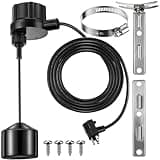 Enhon Sump Pump Vertical Float Switch, Vertical Float Switch Replacement with 120v Plug and 10 Feet Cord for Sump and Sewage Pump, Smaller Basins and Plumbing Equipment