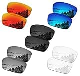 SmartVLT Set of 5 Men's Replacement Lenses for Oakley Drop Point OO9367 Sunglass Combo Pack S01