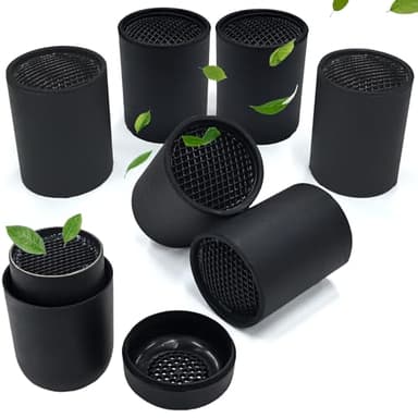 NewKe 6 Pcs Replacement Filter Cartridges for Sploofy Personal Smoke Air Filter, HEPA & Carbon Filtration, Long Lasting Air Filter Cartridge Replacement Filter, Up to 500 Uses