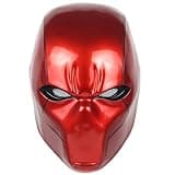 Tiangong Red Hood Helmet Metallic Effect Red Hood Mask Deluxe Cosplay Prop for Fans Collector's Edition (A)
