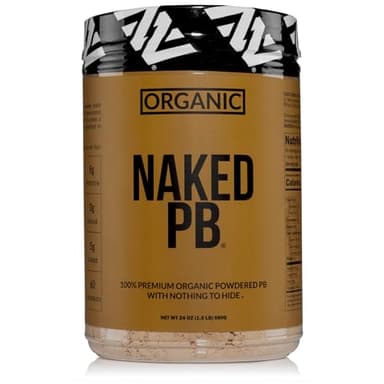 Organic Powdered Peanut Butter from US Farms – Bulk, Only 1 Ingredient - Roasted Peanuts, Vegan, No Additives, Preservative Free, No Salt, No Sugar - 45 Servings