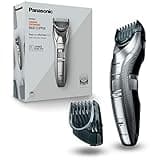 Panasonic ER-GC71 Men's Beard Trimmer, Cordless/Corded Operation with 2 Comb Attachments and and 39 Adjustable Trim Settings, Washable