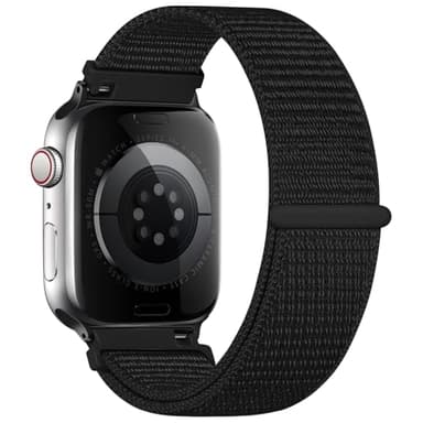 Nylon Loop Band Compatible with Apple Watch 11 10 9 8 7 6 5 4 3 2 1, Adjustable Sport Wristband for Women Men, Fits 38mm 40mm 41mm 42mm 44mm 45mm 46mm 49mm SE 3 SE 2 SE Ultra 3 Ultra 2 Ultra