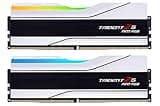 G.SKILL Trident Z5 Neo RGB Series (AMD Expo) DDR5 RAM 32GB (2x16GB) 6000MT/s CL30-36-36-96 1.35V Desktop Computer Memory UDIMM - Matte White (F5-6000J3036F16GX2-TZ5NRW)