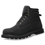 SAFETY LOONG Steel Toe Boots for Men Black 6 Inch Non Slip Comfortable Leather Waterproof Industrial Construction Safety Work Boots 10
