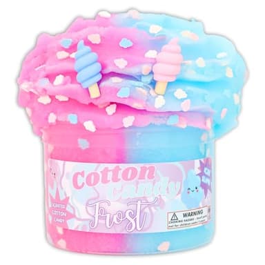 Cotton Candy Frost (8oz) - ICEE Textured Slime - Handmade in USA - Dope Slimes