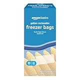 Amazon Basics Freezer Gallon Bags, 90 Count (Previously Solimo)