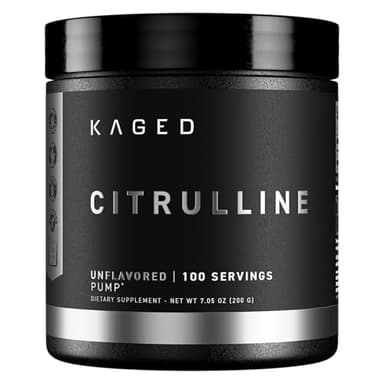 Kaged L-Citrulline Powder | Unflavored | Enhanced Pumps | Improve Muscle Vascularity | Nitric Oxide Booster | Supplements for Men & Women | 100 Servings