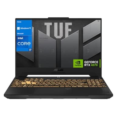 ASUS TUF 15.6 i7 RTX 4070 Gaming Laptop, 15.6" FHD 144Hz Display, Intel Core i7-13620H (Beats Intel i9-12900), NVIDIA GeForce RTX 4070, 16GB DDR5 RAM, 1TB SSD, RGB Backlit KB, Windows 11 Home