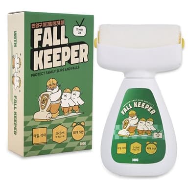 Fall Keeper Non Slip Bathroom Floor Treatment, Anti Slip Gel for Shower & Tile Floors, Slippery Floor Solution, 10.6 oz