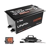 Litime 48V 100Ah Lithium Golf Cart Battery Kit - RS485 Communication, Low-Temp Protection, Support up to 5kW Motor, Perfect for Golf Carts, UTV, LSV, NEV, Home Energy Storage