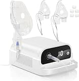 Spriek 02 Smart Nebulizer, Intelligent Digital Display Nebulizer Machine for Adults and Kids,Low Noise Compression Nebulizer for Breathing Problems,Desktop Jet Nebulizer for Home Use