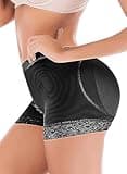 FLORATA Women Butt Lifter Panties Padded Shapewear Hip Enhancer Underwear Butt Lifting Shorts