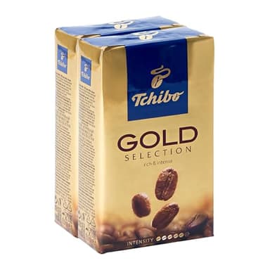 Tchibo Gold Selection Ground Coffee 2 packs x 8.8oz/250g