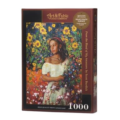 Art & Fable Puzzle Company The Blood of My Ancestors by Scott Burdick 1000 Piece Fine Artwork Premium Adult Jigsaw Puzzle - Perfect for Game Nights, Gifting, and Family Fun
