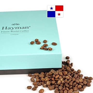 Hayman, 100% Panama Geisha Coffee Beans, Whole Bean, Medium Roast, 7oz | Fresh Roasted Panamanian Gesha Coffee