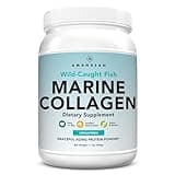 AMANDEAN Premium Anti-Aging Marine Collagen Peptides Powder. 500g Wild-Caught Hydrolyzed Fish Collagen Supplement. Type 1 & 3 Collagen Protein. 18 Amino Acids for Skin, Hair, Nails.