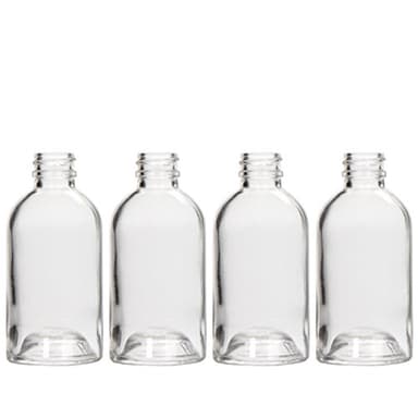 Hosley 4 Set Reed Diffuser Bottle Empty 85 ml Each Refillable Fragrance Glass Diffuser Bottles Perfect for Storing and Showcasing Your Favorite Essential Oils