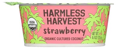 Harmless Harvest Dairy-Free Cup Yogurt - Strawberry, 4oz