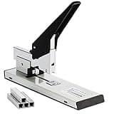 Blue Summit Supplies Heavy Duty Stapler, 200 Sheet Capacity, 2000 Staples Included, Tan