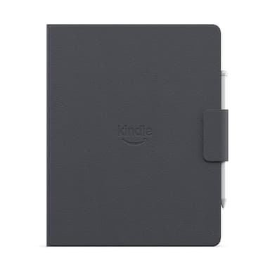 Introducing All-New Amazon Kindle Scribe Executive Folio Cover with Magnetic Attach, Sleek Protective Case - Premium Leather