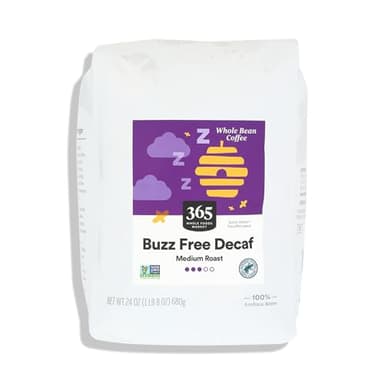 365 by Whole Foods Market Buzz Free Whole Bean Decaf Coffee, 24 OZ
