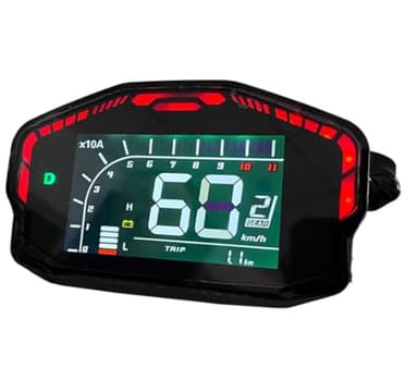 FHIHUEPR DKD LCD Speedometer Display Adjustable ONE-LIN CAN-Bus Communication for Votol Fardriver Controller