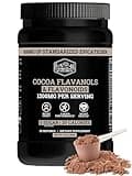 Black Forest High Flavanol Cocoa Powder (1200mg Cocoa Flavanols & Flavonoids Supplements) 10X More Flavanols (Epicatechin) Than Cocoa & 600mg of Epicatechin Supplement for Heart Health, Nitric Oxide & Energy