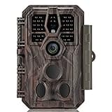 GardePro E5 Trail Camera, 48MP 1296p, Game Camera with Ultra Fast 0.1s Motion Activated, 100ft Night Vision, 90ft Detection Distance for Outdoor Wildlife Scouting, Hunting, Camo