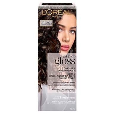 L’Oreal Paris Le Color One Step Toning Hair Gloss, Clear, 4 Ounce