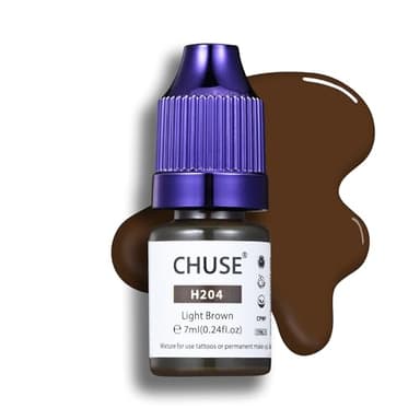 CHUSE PMU Hybrid Liquid Eyebrow Pigments 0.24oz/7ml (H204 Light Brown)