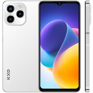 KXD 2024 A07 Unlocked Smartphone Under $70, 6.52" HD+ Display, 4500mAh Long Battery, 4GB+64GB, Dual SIM, Face ID, Android 12 – Budget Phone for Seniors & Teens
