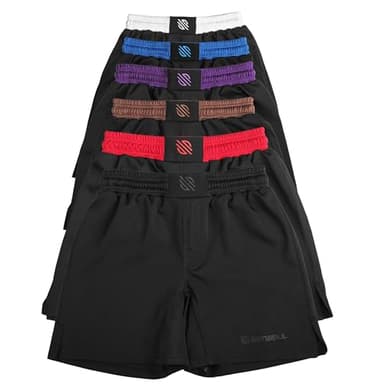 Sanabul Essential MMA Shorts for Men Boxing No Gi Jiu Jitsu Grappling BJJ Shorts, Black 36 inch W