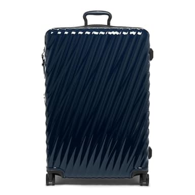 TUMI - 19 Degree Extended Trip Expandable 4 Wheel Packing Case - Durable Hard Shell Zipper Expansion Checked Bag - Suitcase - Navy
