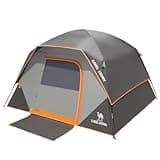 CAMEL CROWN Tents for Camping 6 Person Tent Waterproof Easy Setup Backpacking Tents with Floor Mats 3/4/5/6 Person Family Tent for Outdoor Hiking