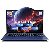 NIMO 15.6" FHD-IPS-Business-Laptop, 8 Cores Intel i5-12450H 16GB RAM 1TB SSD (Beat i7-11800H, Up to 4.4GHz) Backlit Keyboard Computer, 100W Type C Fingerprint WiFi 6 Numpad Win 11