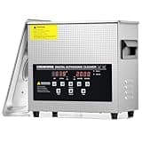 CREWORKS 3L Digital Ultrasonic Cleaner, 0.8 gal. Ultrasonic Cleaning Machine with Degas & Gentle Modes, 120W Professional Ultrasound Cleaner with 150W Heater & 1-30 min. Timer for Glasses Toys Tools
