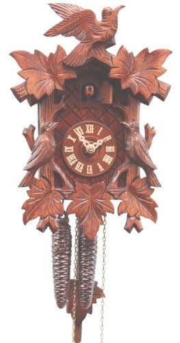 Rombach & Haas Cuckoo Clock 5 Leaves, 3 Birds