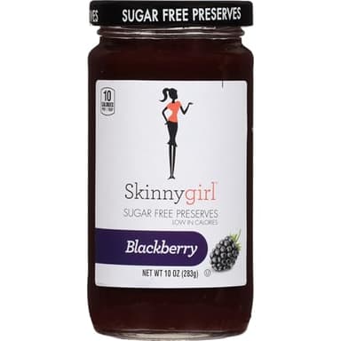 Skinnygirl Sugar Free Kosher Preserves, Blackberry, 10 Ounce