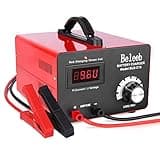 Beleeb C15 Multiple Voltage Battery Charger 6V 8V 12V 24V Lead-Acid LiFePO4 Lithium Batteries, 15 A Automotive Car Battery Charger and Desulfator for Golf Cart Motorcycle Truck Lawn Mower
