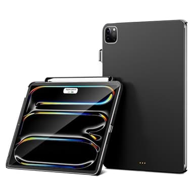 pekarejue Magnetic Case with Pencil Holder for iPad Air 13-inch M4 M3 M2 2026 & iPad Pro 12.9-inch 6th-3rd Gen and Compatible with Apple Magic Keyboard & Smart Folio Keyboard