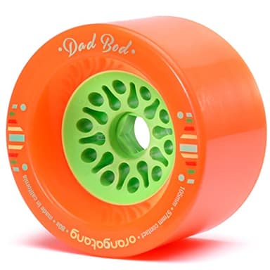 Orangatang Dad BOD 105 mm 80a Electric Longboard Skateboard Cruising Wheels (Orange, Set of 4)