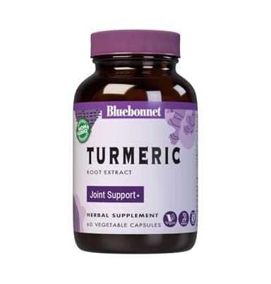 Bluebonnet Turmeric Root Extract Supplement, 60 Count